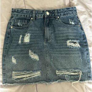 Denim skirt
